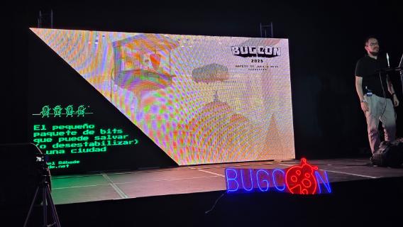 Presentación en el track principal